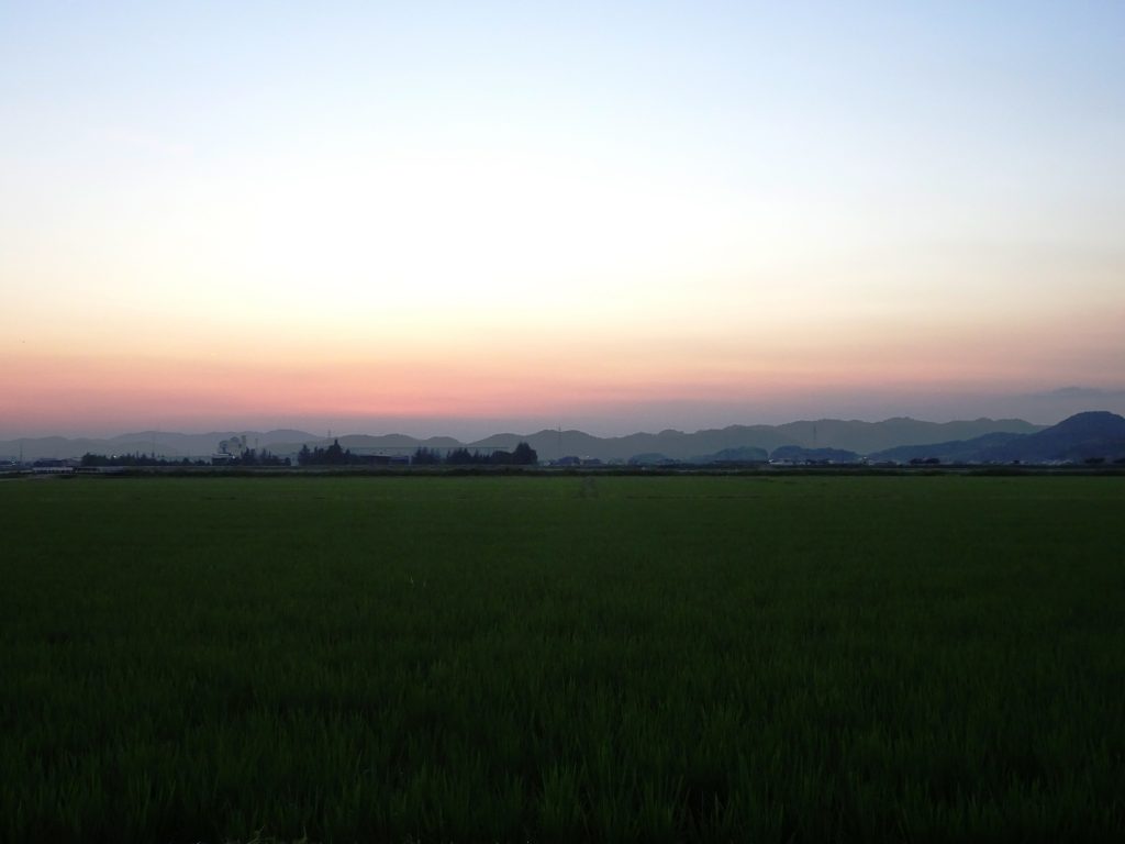 梅雨明け夕焼け