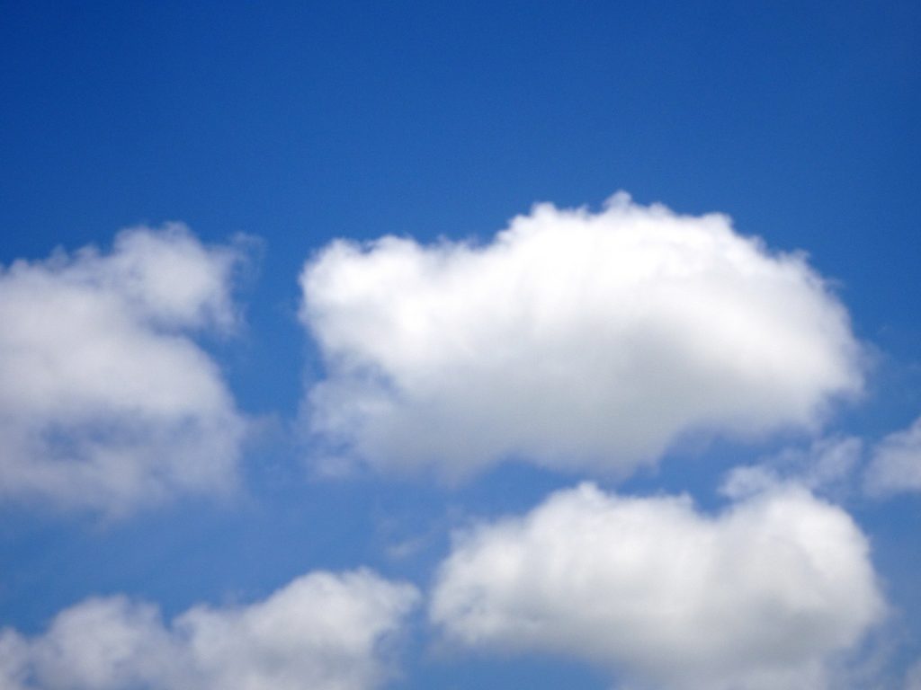 青空と雲