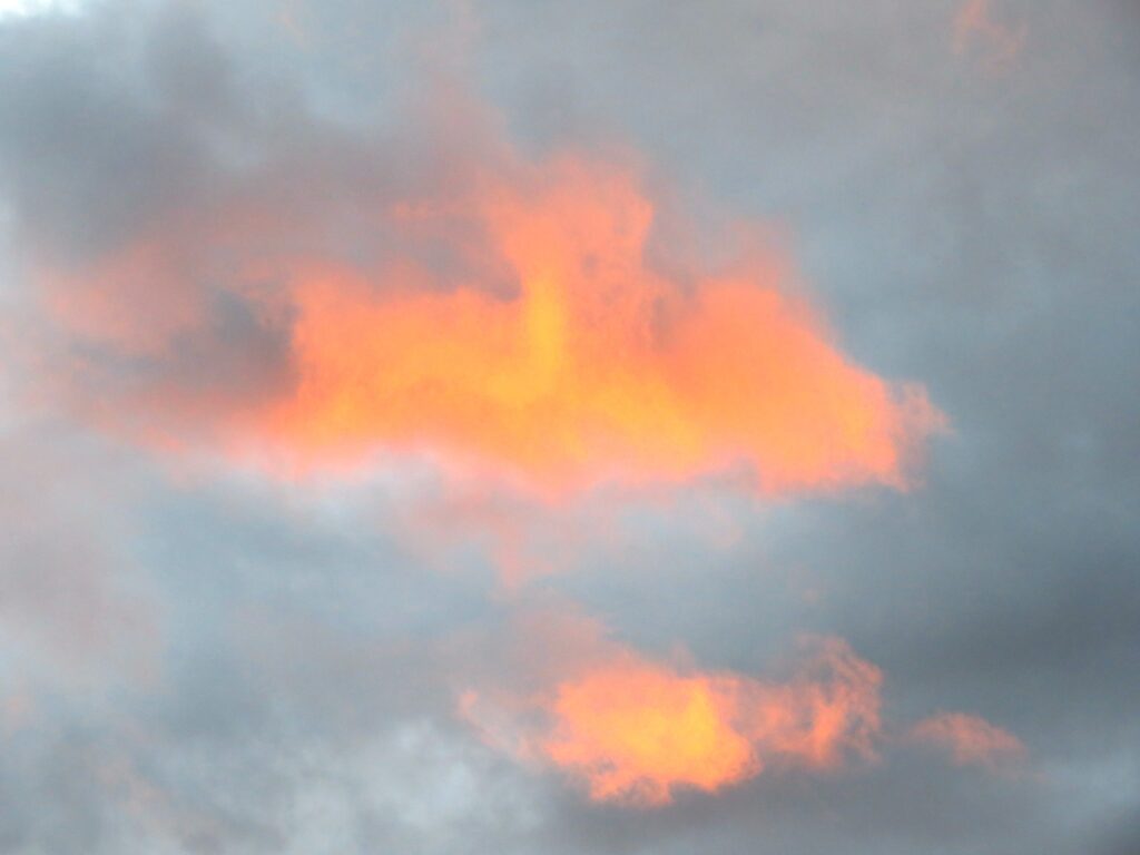夕焼雲