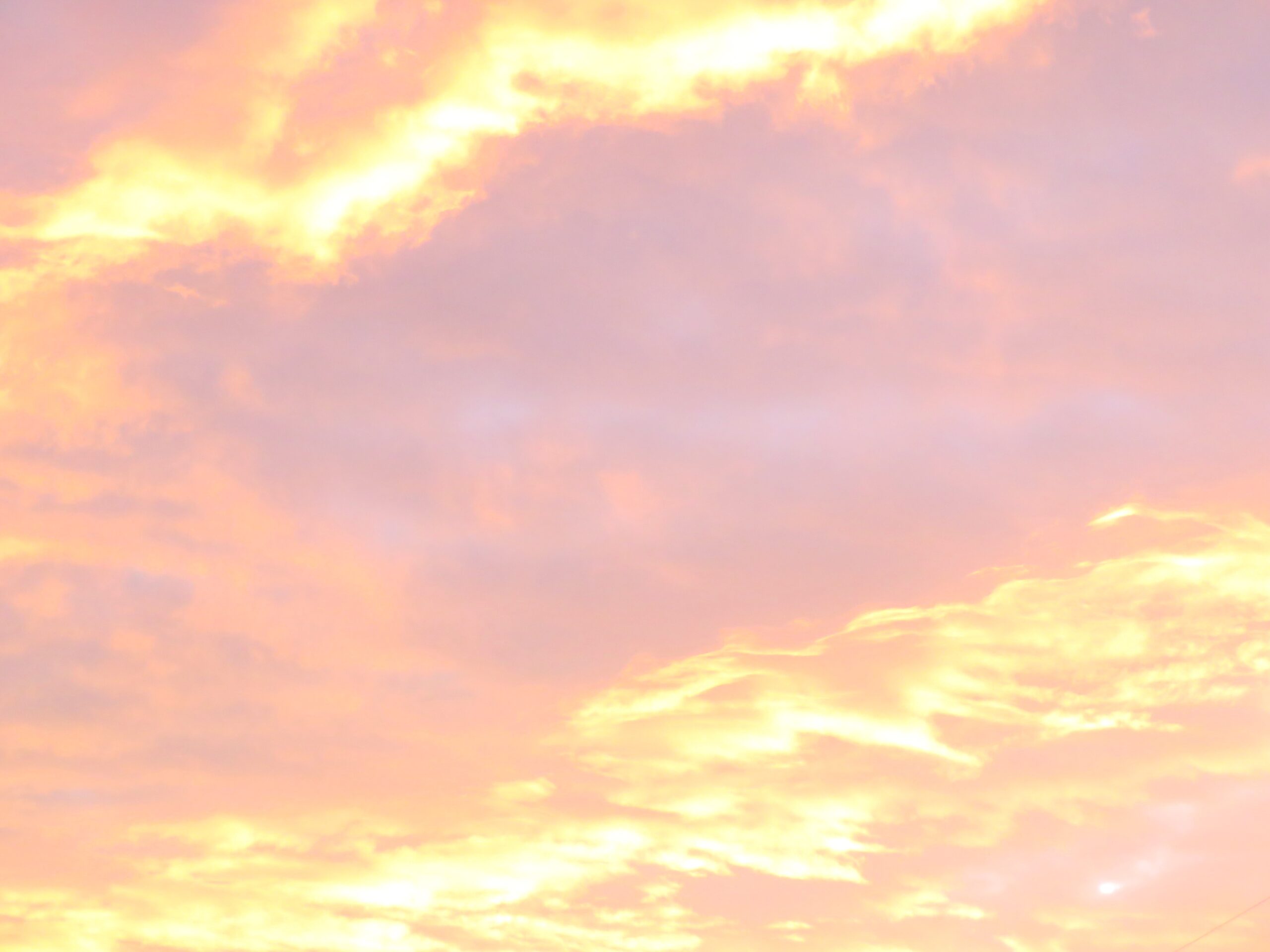 朝焼けの空