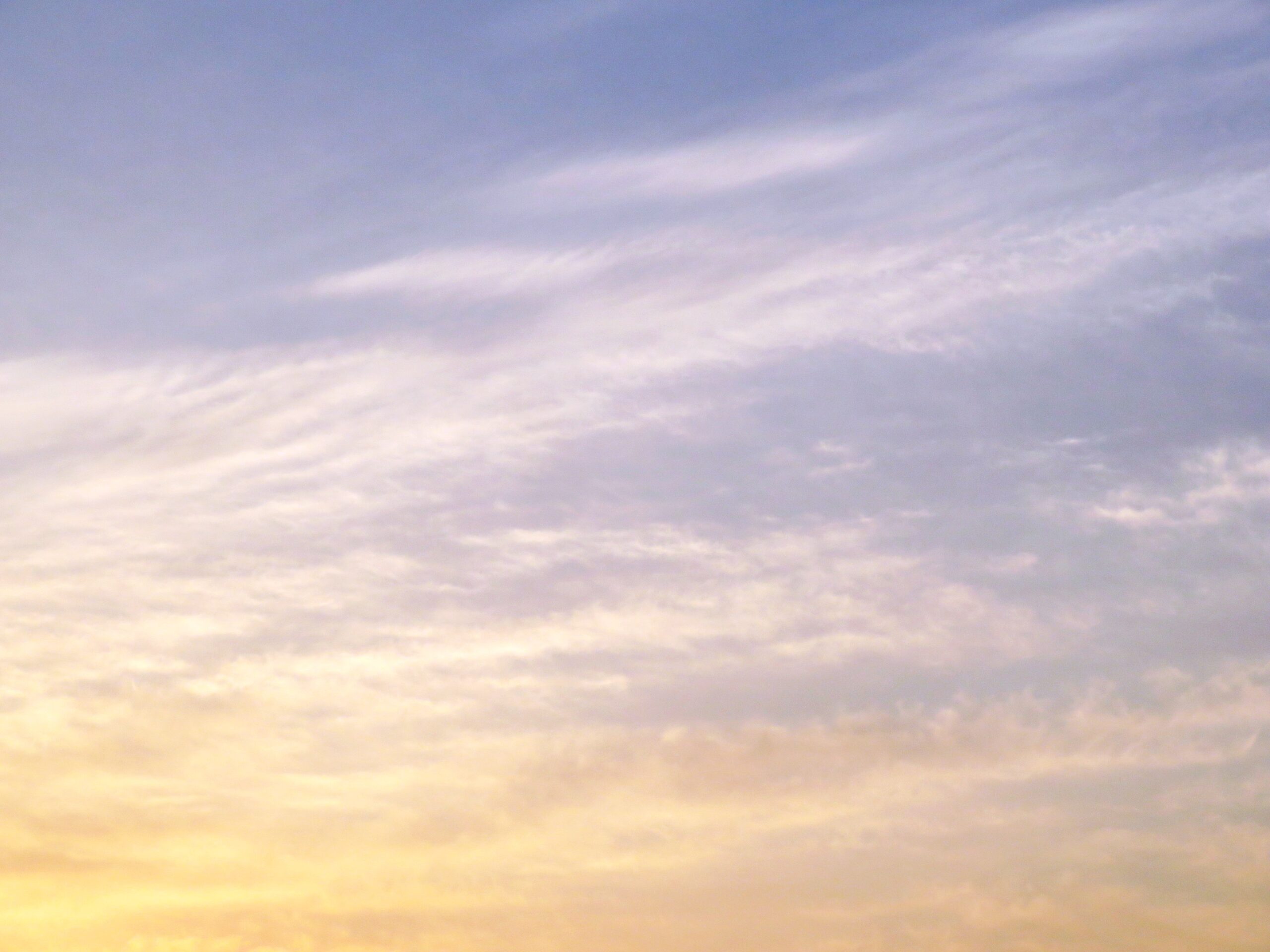 春分の日の夜明け