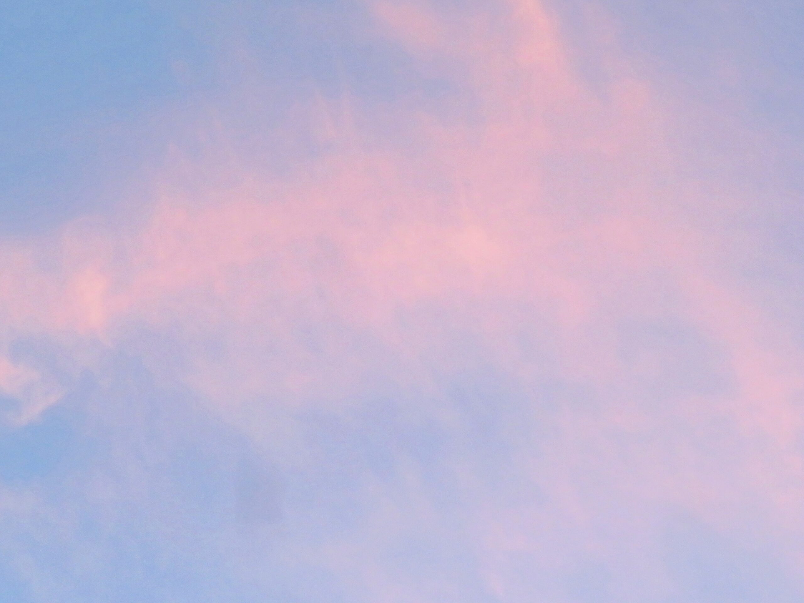 9月　朝焼けの雲
