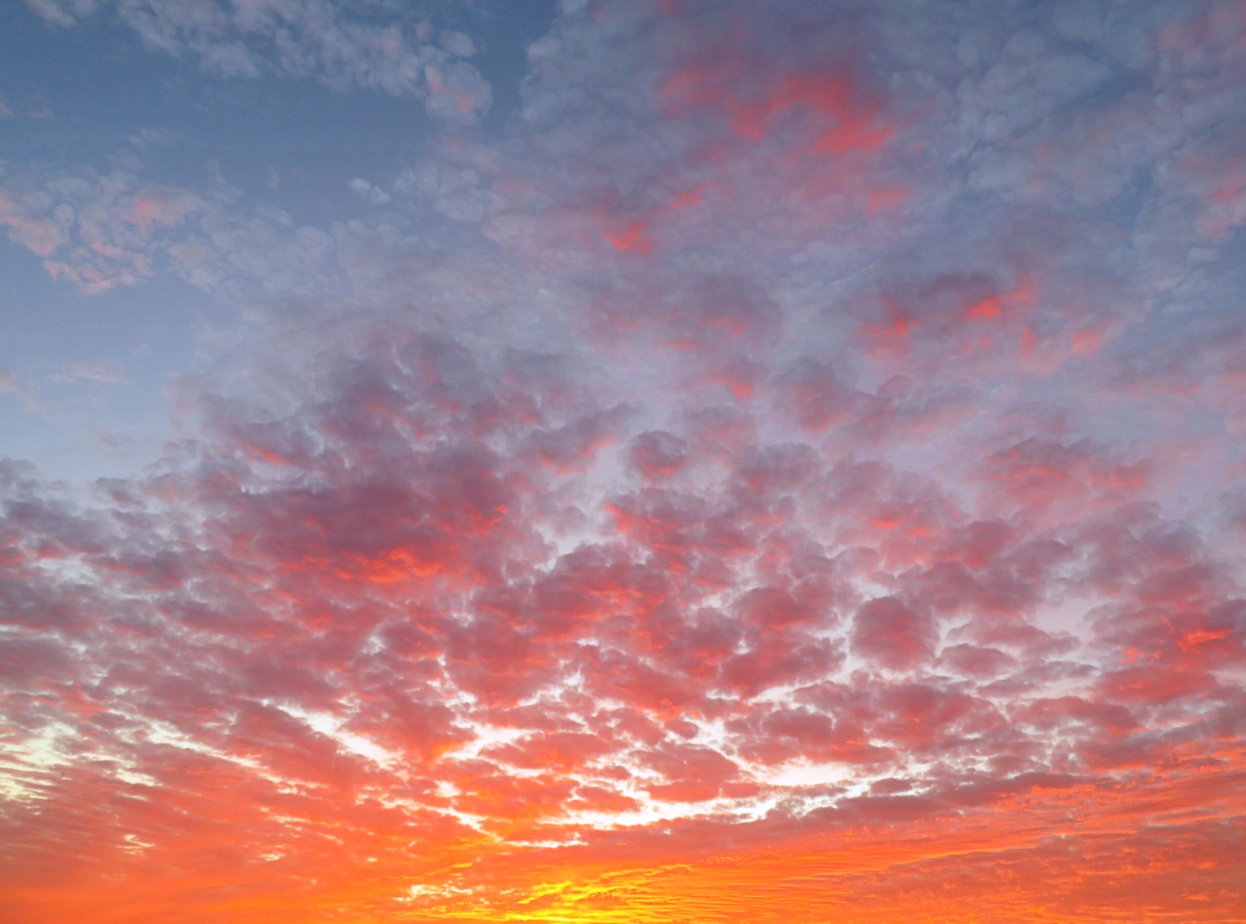 10月の夕焼け